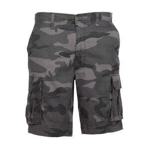 EUROSTAR Woven Twill Ripstop Short - Mens Black Camo 44